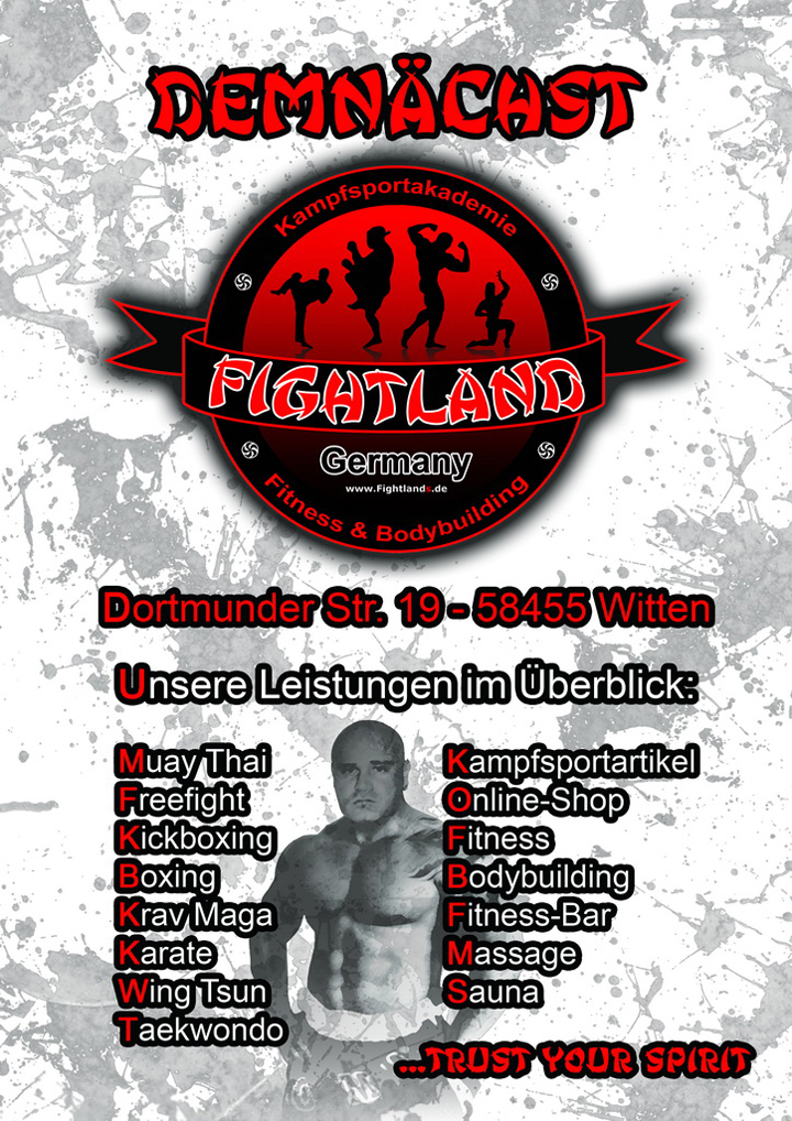 Fightland Poster 01 wht